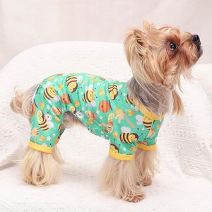 국경을 넘어 인기 있는 네발사리 올인원 강아지 고양이 옷, 가볍고 신축성 좋고 통기성 좋은 신상품, 드롭쉬핑 지원 - Product Image 2