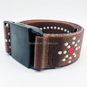 Cinturón de nailon para hombre, cinturón de capeesh de esquí para deportes al aire libre con hebilla magnética de Metal y logotipo personalizado de 38MM - Product Image 4