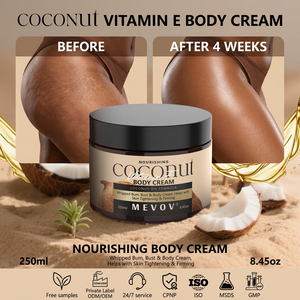 Crème Corporelle au Beurre de Coco Marque Blanche pour Poitrine, Fesses et Corps – Aide à Raffermir et Tonifier la Peau – Soin Corporel - Product Image 1