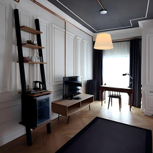 Ensemble de meubles de chambre d'hôtel sur mesure haut de gamme pour chambre d'hôtesse d'hôtel, appartement de luxe, construction d'intérieur hôtelier - Product Image 2