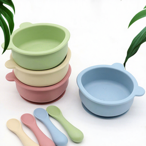 Ensemble de vaisselle pour bébé en silicone sans BPA OEM/ODM, assiette à ventouse, bol anti-déversement, vaisselle pour tout-petits sans BPA, ensemble de vaisselle pour repas des enfants - Product Image 2