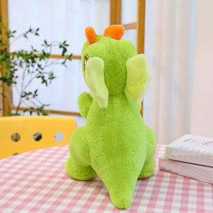Peluche de Dinosaurio Triceratops de Alta Calidad, Adorable Juguete de Peluche de Dibujos Animados, Muñeco de Peluche para Regalo de Cumpleaños, Decoración del Hogar - Product Image 3