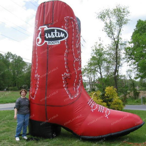 Tùy chỉnh khổng lồ <span class=keywords><strong>Inflatable</strong></span> khởi động, da <span class=keywords><strong>Inflatable</strong></span> Boots cho quảng cáo - Product Image 4