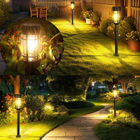 Luces Solares para Caminos Exteriores, Luces Solares para Jardín Mejoradas, Resistentes al Agua, 15 Horas de Iluminación para Patio, Camino de Entrada