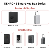 Boîte à clés passive NFC sans entretien KENRONE, consommation d'énergie nulle, coffre-fort pour clés pour les gestionnaires de propriétés et immeubles d'appartements