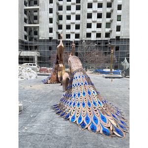 Escultura Multifuncional de Acero Inoxidable, Estilo Art Deco, Impermeable, Duradera, para Exteriores, Gran Escala, Arte Paisajístico, Personalizada, Montaje en Suelo - Product Image 2