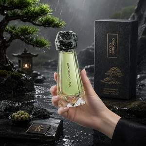 Flacon <span class=keywords><strong>de</strong></span> <span class=keywords><strong>parfum</strong></span> <span class=keywords><strong>de</strong></span> luxe écologique unique 100 ml, design <span class=keywords><strong>de</strong></span> flacon <span class=keywords><strong>de</strong></span> <span class=keywords><strong>parfum</strong></span> <span class=keywords><strong>de</strong></span> luxe, flacon <span class=keywords><strong>de</strong></span> <span class=keywords><strong>parfum</strong></span> en verre transparent avec bouchon en marbre - Product Image 4