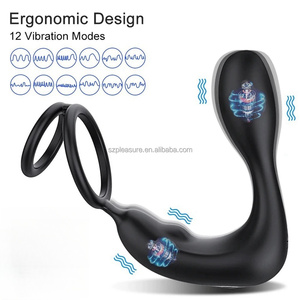 Mainan seks Anal silikon pola stimulasi motor kuat tahan air pria grosir perangkat pemijat prostat - Product Image 3