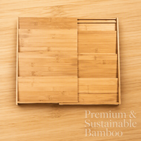 Étagère de rangement de cuisine inclinée à 3 niveaux réglable en bois extensible pour épices, organiseur de tiroir en bambou pour pots à épices