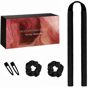 Diadema <span class=keywords><strong>de</strong></span> rizos sin calor <span class=keywords><strong>de</strong></span> <span class=keywords><strong>terciopelo</strong></span> personalizada, accesorios para el cabello, rizador <span class=keywords><strong>de</strong></span> <span class=keywords><strong>pelo</strong></span> sin calor mejorado para cabello largo y mediano - Product Image 6