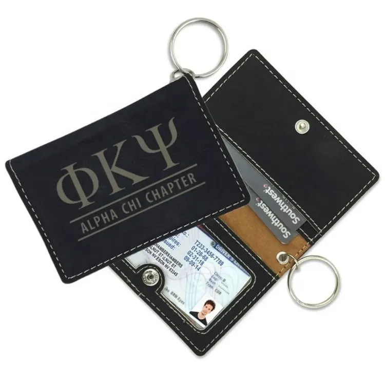 Wallet with keyring attached