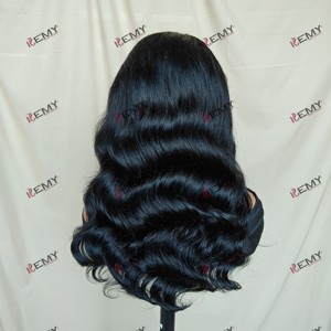 Kemy mật độ 200% lỏng sâu sóng Remy tóc con người ren Tóc Giả Nhà cung cấp trong suốt glueless 13X4 ren phía trước tóc giả cho phụ nữ da đen - Product Image 5