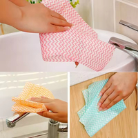 Rouleau de torchons de cuisine jetables, tissu multi-usages, facile à déchirer, chiffon de nettoyage pour la cuisine, chiffon de nettoyage jetable pour la maison