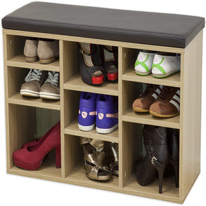 48 paia di scaffali a torre divisori in legno di Teak sotto le scale sotto molti fori scarpiera - Product Image 1