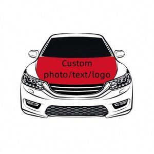 ฝาครอบกระจกมองข้างแบบออกแบบเอง ฝาครอบฝากระโปรงรถพร้อมธงผ้าสแปนเด็กซ์ สไตล์สปอร์ต ทนทาน พกพาสะดวก พร้อมเสาธงอะคริลิก - Product Image 2