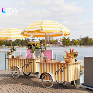 Carrito de Postres y Dulces LEDA de PVC Color Limón con Ruedas, Carrito Móvil para Decoración de Fiestas y Restaurantes - Product Image 6