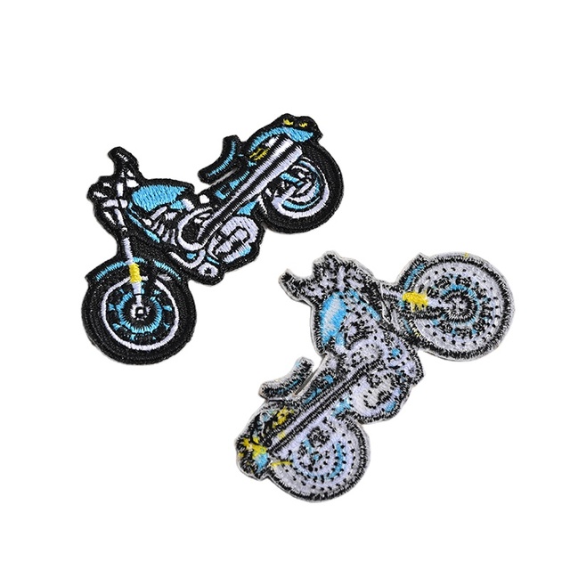 Custom Motorcycle Embroidery Patch Iron on Patches for Clothing
