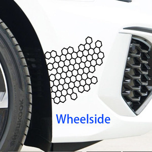 Stiker hewan peliharaan sarang lebah mobil, stiker Decal badan mobil motif seluler 15.4*12.2cm untuk dekorasi otomatis Universal - Product Image 5
