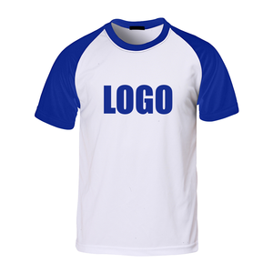 T-shirt raglan personnalisé pour homme, tee-shirt de baseball bicolore à manches courtes, logo personnalisé, t-shirts d'équipe - Product Image 1