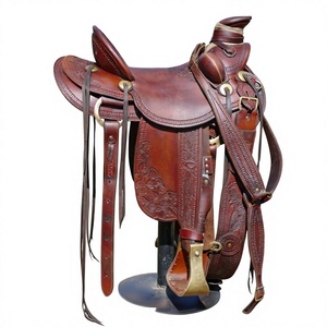 Sillín de Carreras Inglés Personalizado OEM de Cuero Genuino y Madera de Bambú NA63 BS, Alfombras para Caballos Internacionales, Herrajes Sostenibles SUS304 - Product Image 3