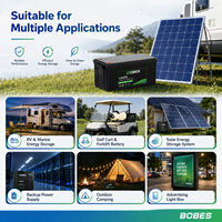 Batterie au lithium LiFePO4 12V 24V à décharge profonde rechargeable, remplacement pour batteries au plomb-acide pour voiturettes de golf, applications marines, camping-cars, systèmes solaires, OEM ODM