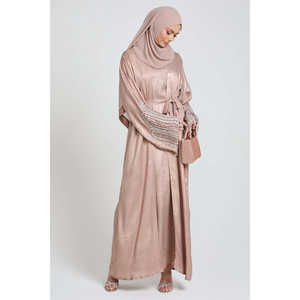 Luxury Rose Mist Conjunto de cuatro piezas <span class=keywords><strong>para</strong></span> <span class=keywords><strong>mujer</strong></span> Adornado Pearl Tassel Cuff Open Abaya usado <span class=keywords><strong>en</strong></span> la parte superior del <span class=keywords><strong>brazo</strong></span> - Product Image 5
