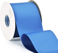 Usine directe pas cher 3 pouces de large 75mm ruban gros-grain Double face 100 mètres rouleau couleurs unies ruban écologique haute ténacité