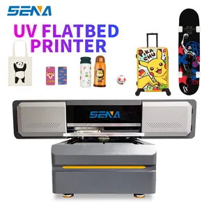 6090UV flatbed printer G5i head high precision UV printer for wood acrylic glass photo export sales in many countries