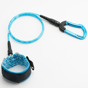Lanière de sécurité de plongée en alliage de zinc élastique TPU avec mousqueton pour sports nautiques et paddleboard - Product Image 5