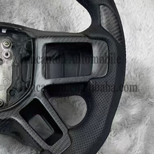 Volante Deportivo de Fibra de Carbono Mate con Cuero Perforado para Land Rover Defender, Venta al Por Mayor de Productos Nuevos - Product Image 6
