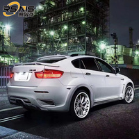 Kit de Carrocería para BMW X5 X6 E70 E71 Estilo Harman Mejorado con Parachoques Delantero y Trasero, Molduras Interiores, Faldones Laterales, Difusor Trasero y Kit de Guardabarros