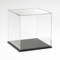 Boîte de Rangement Transparente Carrée sur Mesure, Protection Anti-UV, Vitrine en Acrylique Cube pour Ballons de Golf, Baseball, Basket, Football, Soccer