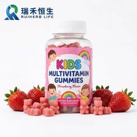 Complément alimentaire sucré aux fruits pour enfants, multi-nutriments quotidiens, favorise une croissance physique saine, multivitamines en gommes