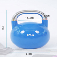 DINUO Kettlebell de compétition réglable en acier massif, poignée antidérapante, design coloré, gamme de poids 4-32 kg pour