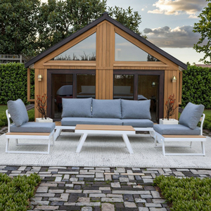 Meubles d'extérieur imperméables sectionnels de jardin modernes Yoho pour hôtel villa chambre à coucher et extérieur ensemble de canapés paresseux en gros - Product Image 1