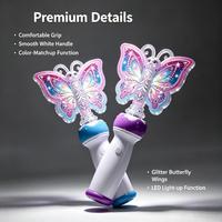 Baguette LED Papillon Lumineuse Clignotante en ABS pour Mariages, Cérémonies de Remise des Diplômes, Fêtes, Cadeaux et Faveurs, Vente en Gros, En Stock