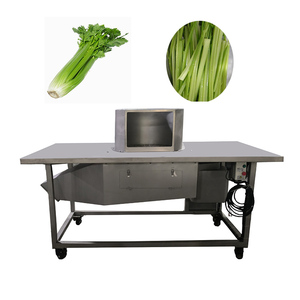 Machine de retrait de feuilles de légumes de céleri en acier inoxydable d'approvisionnement d'usine - Product Image 1