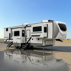 Caravan Camper 4x4 stainless steel travel trailer Waterproof family <b>camping</b> RV Slide-out stainless steel <b>kitchen</b> Utility Vehicle - Product Image 1