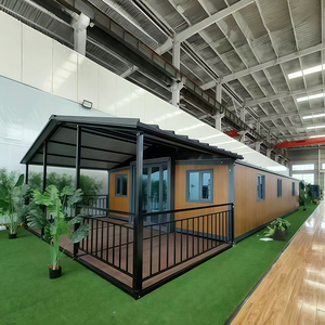 拡張可能なプレハブ鋼製コンテナハウス、移動式住宅、オフィス、キッチン、寝室、寮、防水建築 - Product Image 2