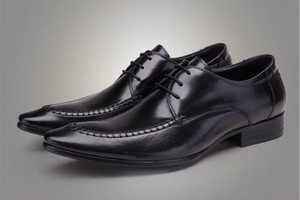 Nouvelles chaussures en cuir formelles de luxe à lacets chaussures de derby en cuir basses chaussures italiennes faites à la main pour hommes - Product Image 5