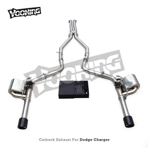 Silencieux Catback personnalisé à son amélioré pour <span class=keywords><strong>Dodge</strong></span> <span class=keywords><strong>Charger</strong></span> <span class=keywords><strong>V6</strong></span> 3.6L 2012-2019 Tuyaux en acier inoxydable Système d'échappement Valvetronic - Product Image 6