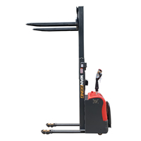 Forklift Stacker Pallet Listrik Bersertifikat CE 1.5t 2t Angkat 3m 4m 6m untuk Gudang Rak Tinggi