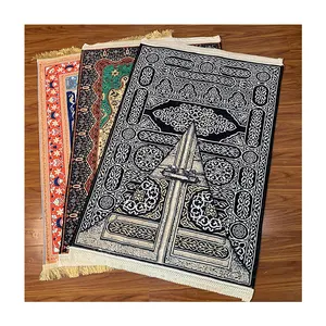 Factory Wholesale Eid Gifts Turkey Anti Slip Prayer Mat Portable Islamic Namaz Sala Sajjadah Muslim Prayer Rug Carpet