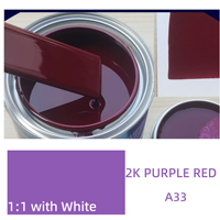 Peinture automobile 2K ROUGE VIOLET 4L, mélange acrylique, haute performance, haute couvrance, directement de l'usine, pour carrosserie, ODM, LUMORA Spray