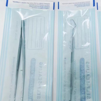 Sachets de stérilisation autocollants 3,5 * 10 pouces pour autres emballages de consommables médicaux, sachets stériles
