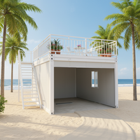 Garage en conteneur préfabriqué, solution de construction modulaire