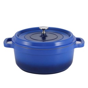หม้อเคลือบ11ชิ้นสีฟ้าไม่ติดหม้อทำอาหารชุดเครื่องครัวกระทะและหม้อ - Product Image 2