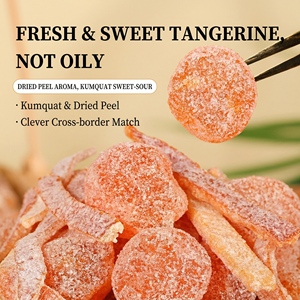 Caramelos de Kumquat con Azúcar Cristalizado, Snack Dulce en Envase a Granel, Calmante y Aliviador de la Tos - Product Image 4