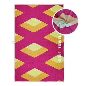 Serviette de golf en microfibre personnalisable de haute qualité, vente en gros, directement de l'usine OEM, avec aimant - Product Image 1