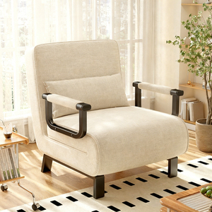 <span class=keywords><strong>Canapé</strong></span>-<span class=keywords><strong>lit</strong></span> moderne de style minimaliste avec cadre en métal pliable, rembourrage en mousse, <span class=keywords><strong>canapé</strong></span>-<span class=keywords><strong>lit</strong></span> multifonctionnel - Product Image 2